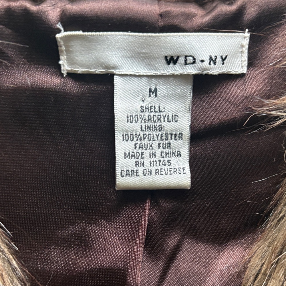 Faux Fur Vest in Brown - Picture 2 of 6